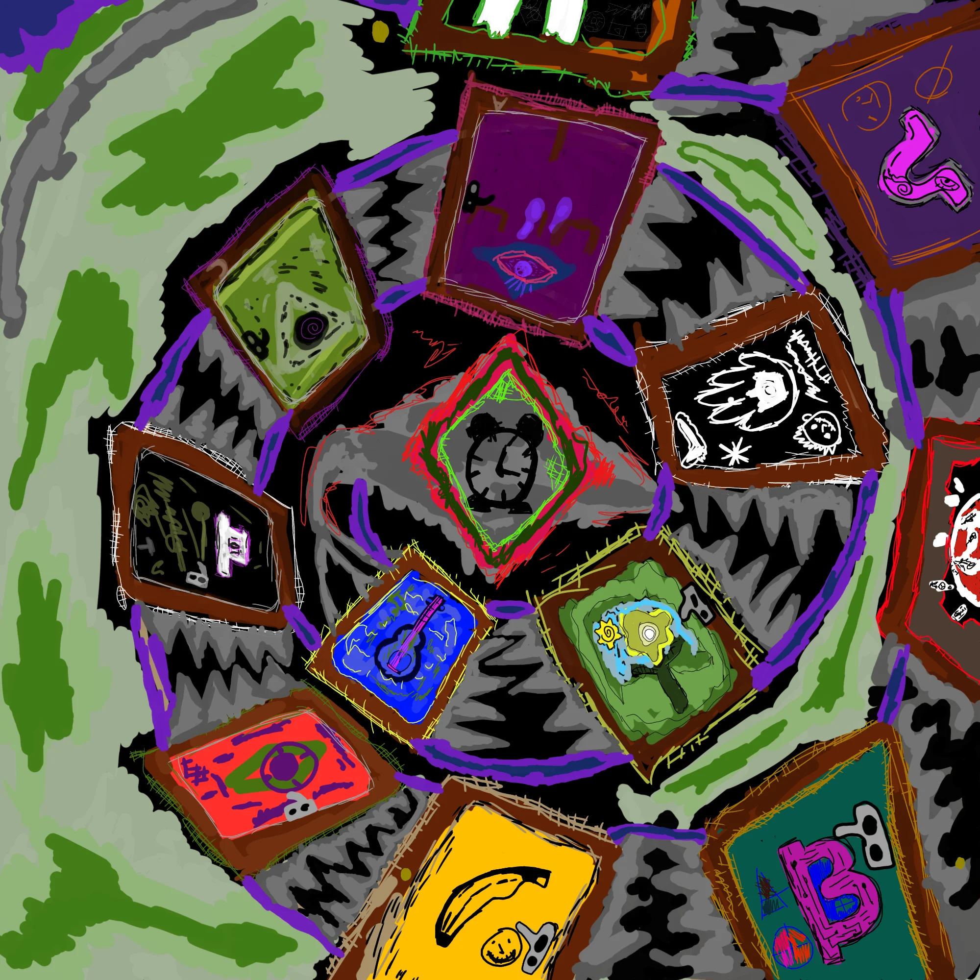 Monsters Maw series : by the digital artist CyPfer